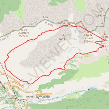Itinéraire Puig de Coma d'Or, distance, dénivelé, altitude, carte, profil, trace GPS
