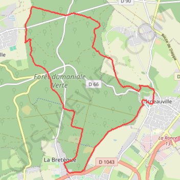 Itinéraire La Breteque, distance, dénivelé, altitude, carte, profil, trace GPS