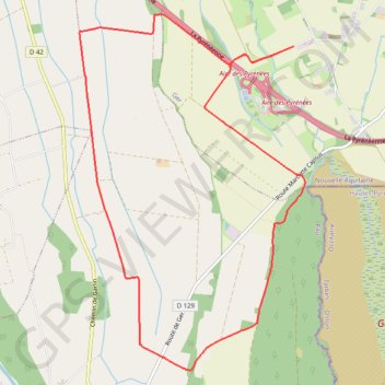 Itinéraire Circuit Ger-Pierrette, distance, dénivelé, altitude, carte, profil, trace GPS