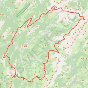 Itinéraire GRP Tour des Aravis - Tournette, distance, dénivelé, altitude, carte, profil, trace GPS