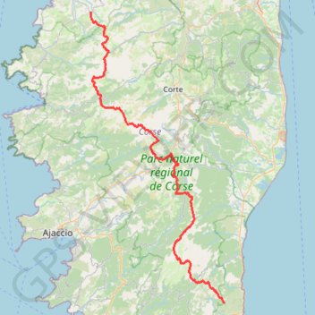 Itinéraire PARCOURS-175km-IBP1117-hiking, distance, dénivelé, altitude, carte, profil, trace GPS