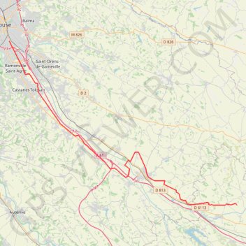 Itinéraire Track no: 1, distance, dénivelé, altitude, carte, profil, trace GPS