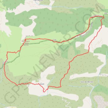 Itinéraire Traversée de la Montagne de Mare, distance, dénivelé, altitude, carte, profil, trace GPS