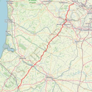 Itinéraire Le Steent'Je Aumale-17843593, distance, dénivelé, altitude, carte, profil, trace GPS