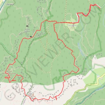 Itinéraire Causse Méjean - Hameau des Cassagnes - Corniches Jonte - Vase de Chine - Vase de Sèvres - Corniches Tarn, distance, dénivelé, altitude, carte, profil, trace GPS