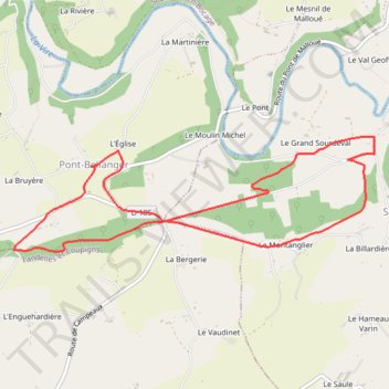 Itinéraire PEDESTRE, distance, dénivelé, altitude, carte, profil, trace GPS