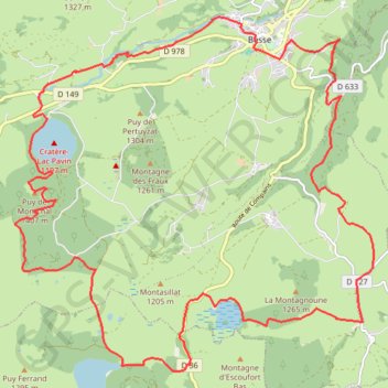 Itinéraire Rando des 3 lacs, distance, dénivelé, altitude, carte, profil, trace GPS