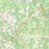 Itinéraire Chanaleilles - Aumont-Aubrac, distance, dénivelé, altitude, carte, profil, trace GPS