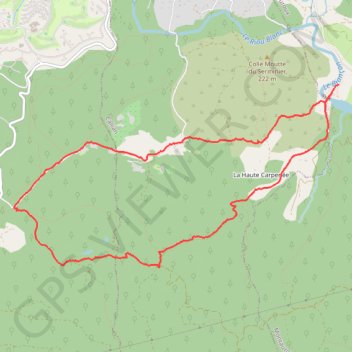 Itinéraire Fondurane, distance, dénivelé, altitude, carte, profil, trace GPS