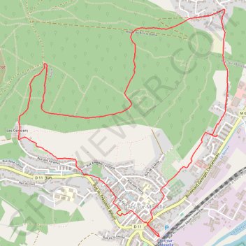 Itinéraire Ars-Gare - Vaux - Marival, distance, dénivelé, altitude, carte, profil, trace GPS