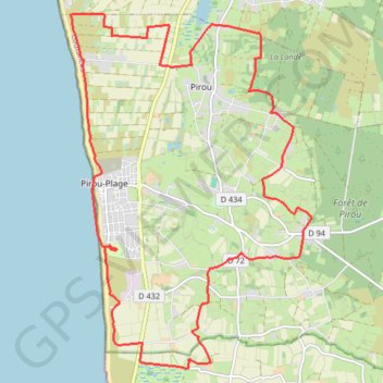 Itinéraire 3 - GPX 21km, distance, dénivelé, altitude, carte, profil, trace GPS