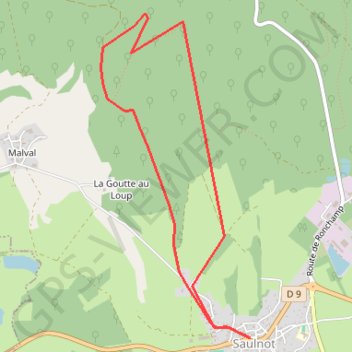 Itinéraire La boucle du pommeray, distance, dénivelé, altitude, carte, profil, trace GPS