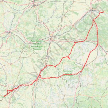 Itinéraire Track-2023-06-20-coulon, distance, dénivelé, altitude, carte, profil, trace GPS