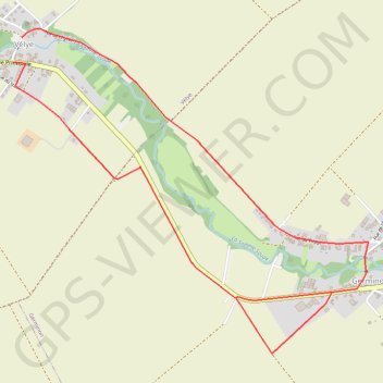 Itinéraire RANDO 5KMS - VERT, distance, dénivelé, altitude, carte, profil, trace GPS