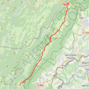 Itinéraire GOTOES Export, distance, dénivelé, altitude, carte, profil, trace GPS
