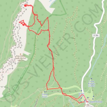 Itinéraire Arche Miracle et Tour Percée (Tour Isabelle), distance, dénivelé, altitude, carte, profil, trace GPS