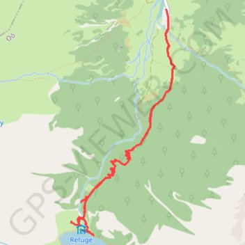 Itinéraire Vers le lac d'Oô, distance, dénivelé, altitude, carte, profil, trace GPS