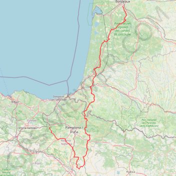 Itinéraire ELOÏSE THOMAS - Bordeaux Bilbao 2024, distance, dénivelé, altitude, carte, profil, trace GPS