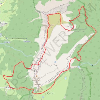 Itinéraire Pic Saint-Michel, distance, dénivelé, altitude, carte, profil, trace GPS