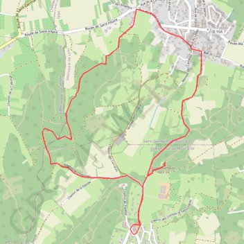 Itinéraire Saint Germain au Mont d'Or - Tour Risler, distance, dénivelé, altitude, carte, profil, trace GPS