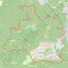 Itinéraire Sortie VTT en solo dans la forêt de Fontainebleau, distance, dénivelé, altitude, carte, profil, trace GPS