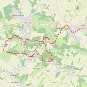 Itinéraire Course à pied le matin, distance, dénivelé, altitude, carte, profil, trace GPS