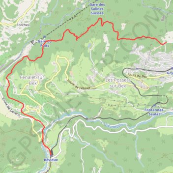 Itinéraire La Formidable, distance, dénivelé, altitude, carte, profil, trace GPS