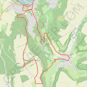Itinéraire CIRCUIT DES QUARTZITES, distance, dénivelé, altitude, carte, profil, trace GPS