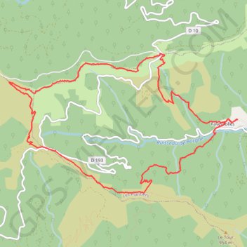 Itinéraire Col du Pas et de l'Espinas, distance, dénivelé, altitude, carte, profil, trace GPS