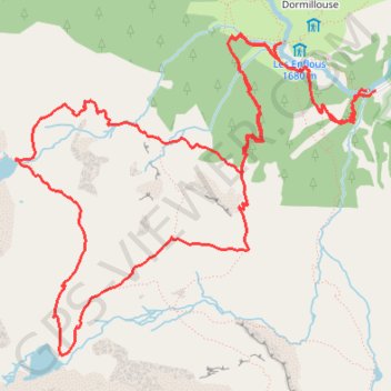 Itinéraire Vallouise - Pelvoux, Lacs Palluel et Faravel, distance, dénivelé, altitude, carte, profil, trace GPS