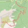 Itinéraire Granier par le pas de la Porte (Chartreuse), distance, dénivelé, altitude, carte, profil, trace GPS