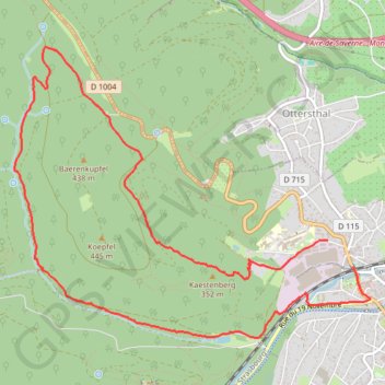 Itinéraire Col de saverne, distance, dénivelé, altitude, carte, profil, trace GPS