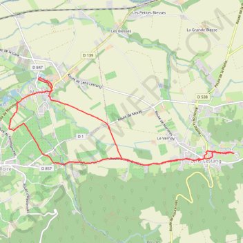 Itinéraire Le Prieuré de Manthes et les vergers de Moras, distance, dénivelé, altitude, carte, profil, trace GPS