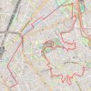 Itinéraire Paris - Les parcs, distance, dénivelé, altitude, carte, profil, trace GPS