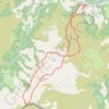 Itinéraire Artzamendi par Lantzuteko malda et les vires de Berandotze, distance, dénivelé, altitude, carte, profil, trace GPS