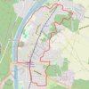 Itinéraire Randonnée VULAINES SUR SEINE, distance, dénivelé, altitude, carte, profil, trace GPS