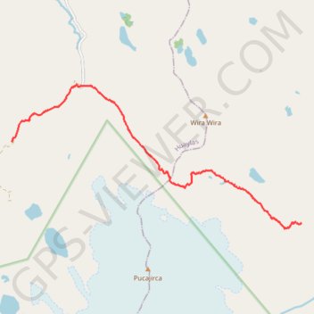 Itinéraire Jour 7 cordillère blanche, distance, dénivelé, altitude, carte, profil, trace GPS