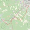 Itinéraire Talence - Biganos par les petites routes et la voie cyclable, distance, dénivelé, altitude, carte, profil, trace GPS