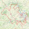 Itinéraire GRP de l'Audomarois - Saint-Omer, distance, dénivelé, altitude, carte, profil, trace GPS