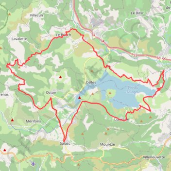 Itinéraire 2014-01-04T18:14:50Z, distance, dénivelé, altitude, carte, profil, trace GPS