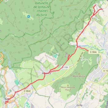 Itinéraire 22 août 2016 15:09:28, distance, dénivelé, altitude, carte, profil, trace GPS