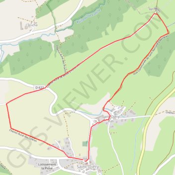 Itinéraire Sancy - Le Château - Secteur Saint-Diéry, distance, dénivelé, altitude, carte, profil, trace GPS