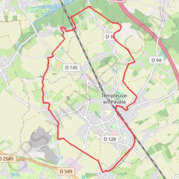 Itinéraire Circuit du Moulin de Vertain, distance, dénivelé, altitude, carte, profil, trace GPS