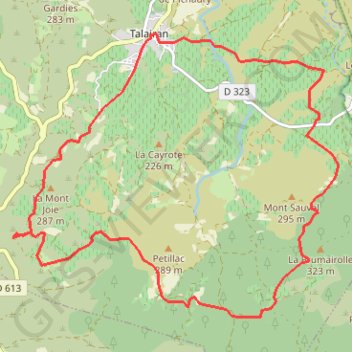Itinéraire Le sentier du facteur, distance, dénivelé, altitude, carte, profil, trace GPS