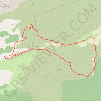 Itinéraire Riboux - Forêt de Malaucène, distance, dénivelé, altitude, carte, profil, trace GPS