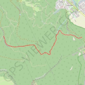 Itinéraire Draye de Seblou (partie basse), distance, dénivelé, altitude, carte, profil, trace GPS