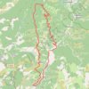 Itinéraire Les Granges de la Brasque, distance, dénivelé, altitude, carte, profil, trace GPS