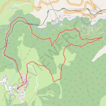 Itinéraire Les arbres du haut Conflent, distance, dénivelé, altitude, carte, profil, trace GPS