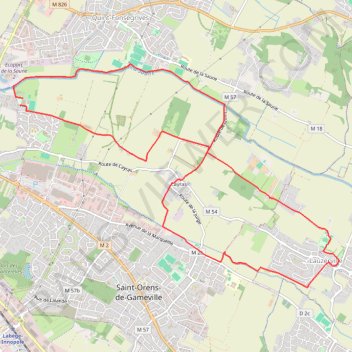 Itinéraire Tracé 4,2 km MAM - version II, distance, dénivelé, altitude, carte, profil, trace GPS
