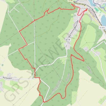 Itinéraire Balade dans le Massif du Triage - Forêt d'Eu, distance, dénivelé, altitude, carte, profil, trace GPS